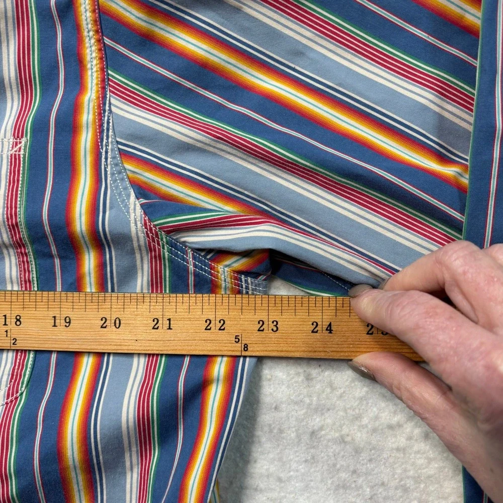 Polo Ralph Lauren Mens Striped Button Down Shirt Large‎ Multi Color #1137